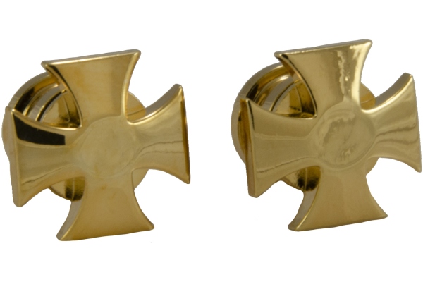Grover  S 640G - Artist Strap Buttons, Iron Cross - Gold