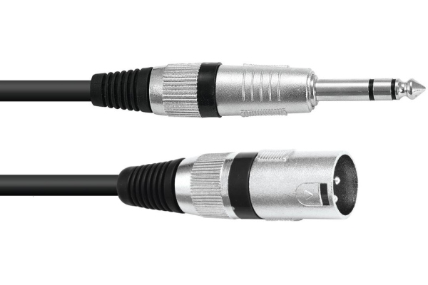 Omnitronic Balanced Audio XLRm - TRS 2m Omnitronic Balanced Audio XLRm - TRS 2m