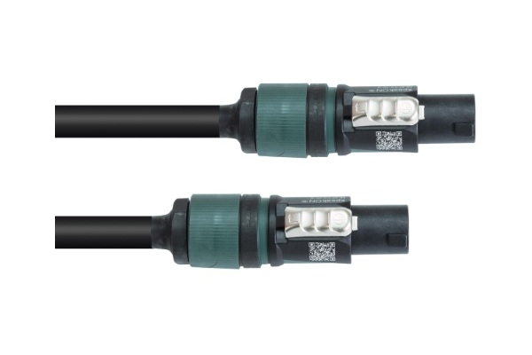 Speaker cable Speakon 4x2.5 10m bk