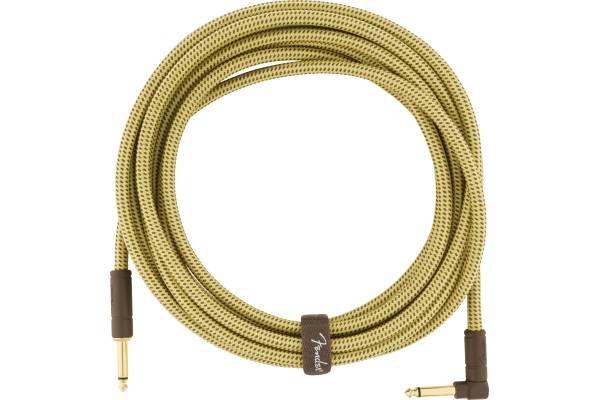 Deluxe Instrument Cable, Straight/Angle, 5.5m, Tweed