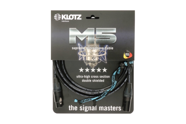 Klotz M5 Supreme Microphone Cable - 1.5m Klotz M5 Supreme Microphone Cable - 1.5m