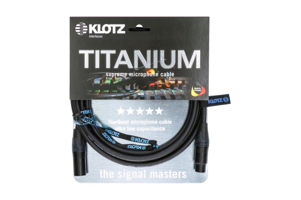 Klotz Titanium StarQuad Mic Cable - 3m Klotz Titanium StarQuad Mic Cable - 3m