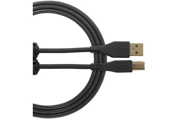 Ultimate Audio Cable USB 2.0 A-B Straight 1m - Black