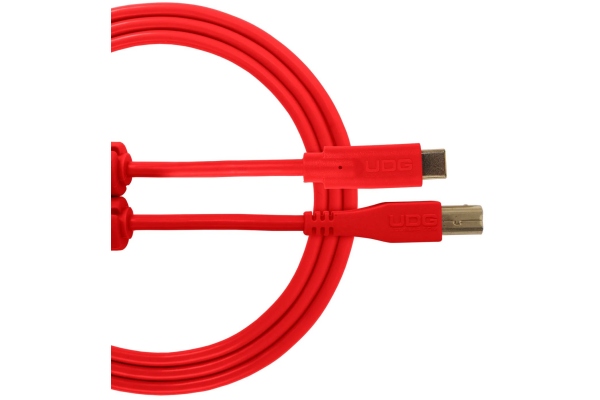UDG Ultimate Audio Cable USB 2.0 B-C Straight 1.5m - Red