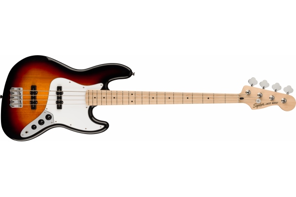 Affinity Series Jazz Bass Maple Fingerboard White Pickguard 3-Color Sunburst