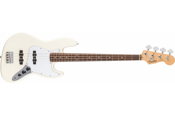 Standard Jazz Bass LF White Pickguard Olympic White