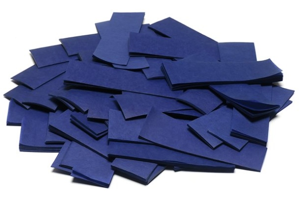 TCM FX Slowfall Confetti rectangular 55x18mm, dark blue, 1kg