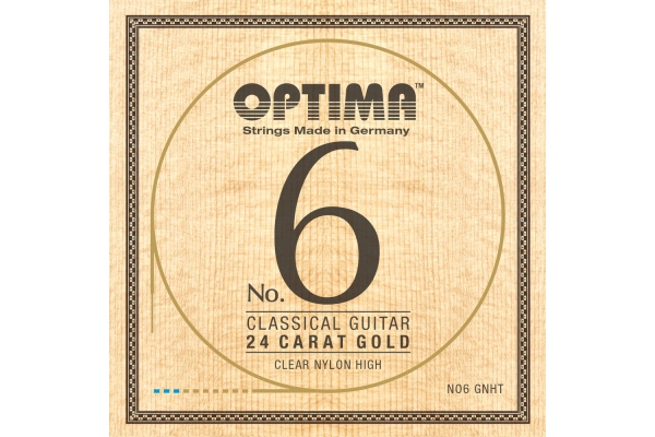 Corzi chitara clasica No. 6 24 Karat Gold Satz Nylon Gold high