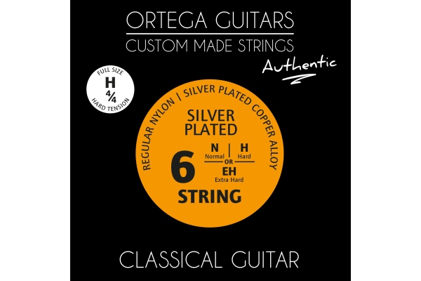 Ortega Authentic Classical Guitar Strings - Hard Tension