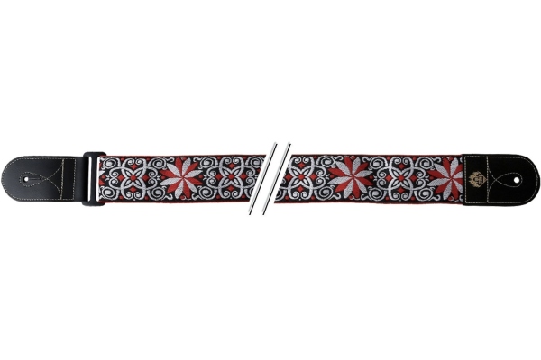 F&S Folk Jacquard roșu-alb