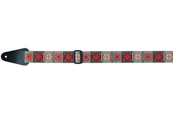 F&S Folk Jacquard roșu-argintiu-negru