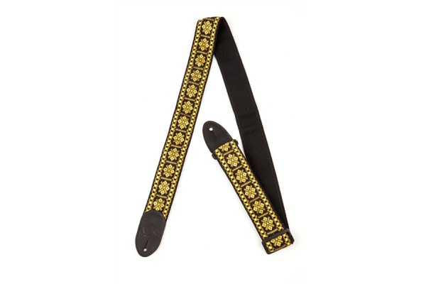 Gretsch Guitars G Brand Strap Diamond Black Ends