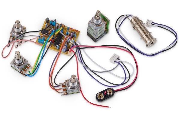  60024-09 - Active BEC 3 Electronics For Active Pickups - 9V - (Vol+Bal PP / T / M / B)