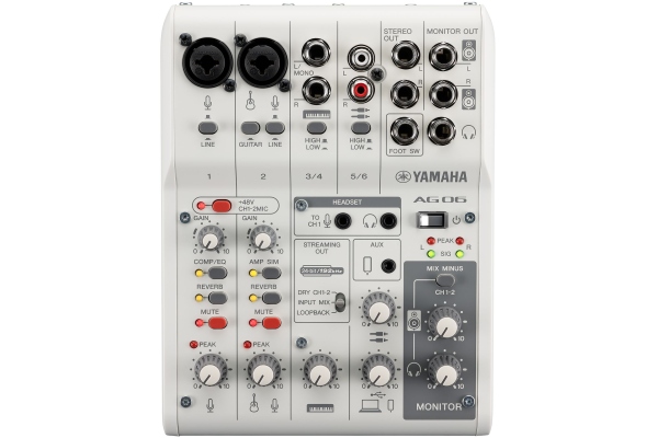 Yamaha AG06 mk2 White