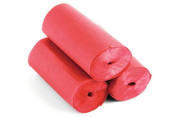 Slowfall Streamers 10mx5cm, red, 10x