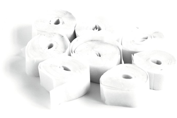 Slowfall Streamers 5mx0.85cm, white, 100x