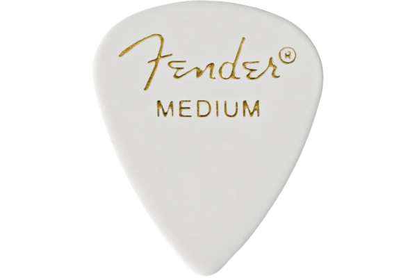 Classic Celluloid White 351 Shape Medium