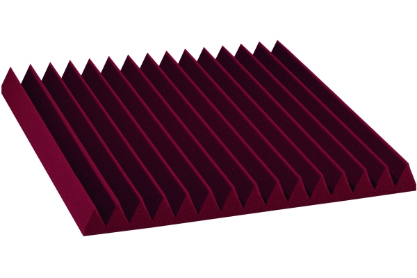 Auralex 2'' Studiofoam Wedge-22 Burgundy Auralex 2'' Studiofoam Wedge-22 Burgundy
