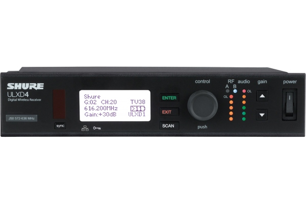 Shure ULXD4 Single Wireless Receiver K51