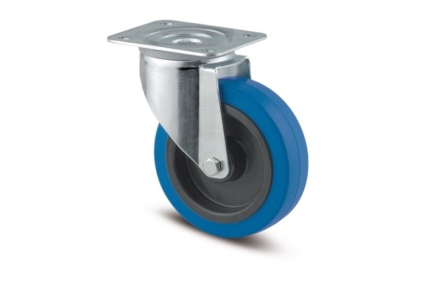 Tente Swivel Castor Wheel Blue 80mm Tente Swivel Castor Wheel Blue 80mm