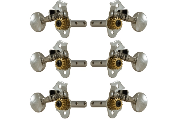 Grover H98N Sta-Tite Machine Head Horizontal 3 + 3 Nickel