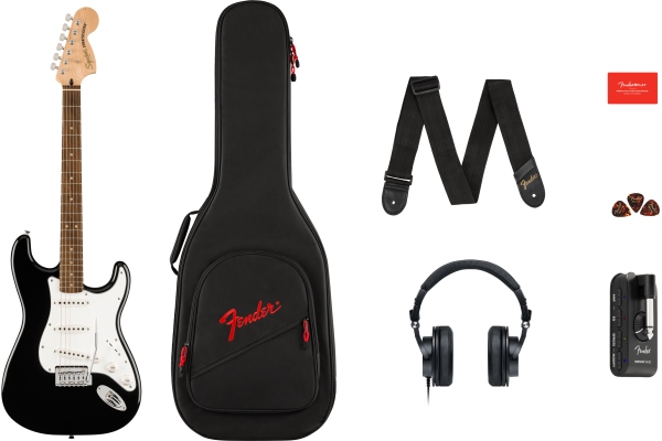 Affinity Series Stratocaster Mustang Micro Pack Laurel FB