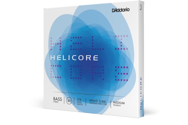 Daddario Helicore Hybrid Bass String Set 3/4 Scale MT