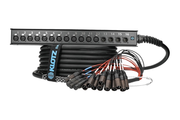 Klotz StraightLink 12/4 XLR 3p16-channel - single ground - 50 m
