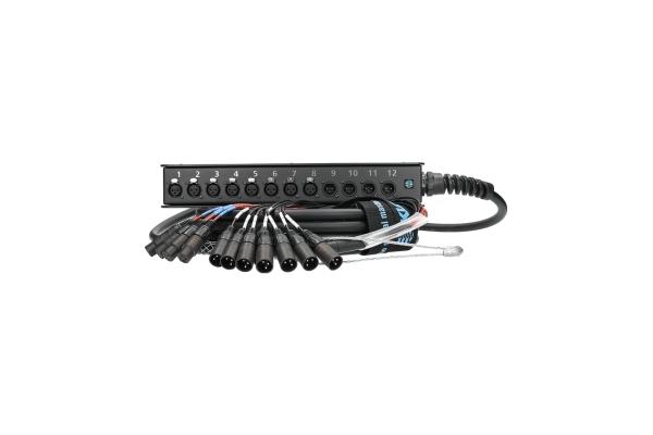 Klotz StraightLink 8/4 XLR 3p12-channel - single ground - 5 m