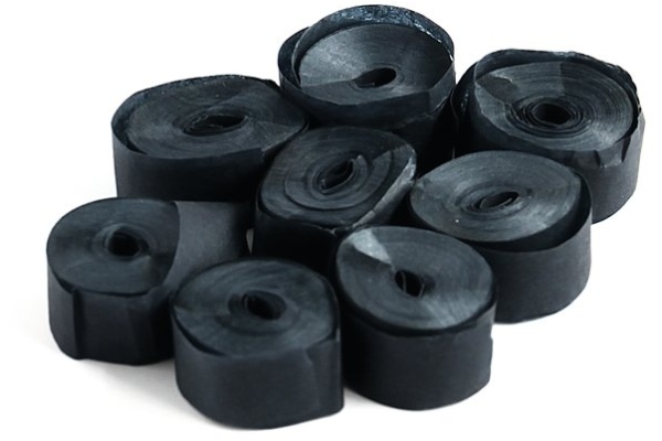 Slowfall Streamers 5mx0.85cm, black, 100x
