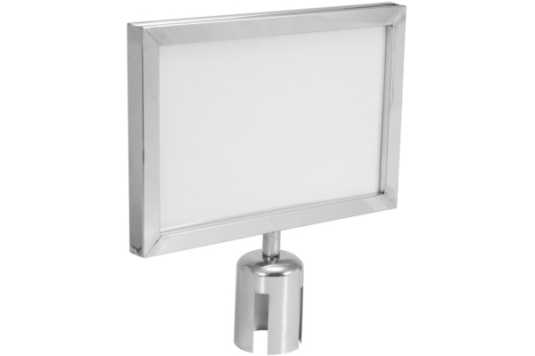 Sign for Eurolite Barrier 317x215 silver