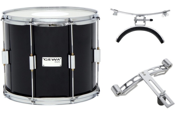 Tenor Marching Drum 14x10'' Black