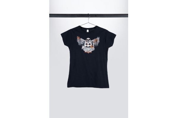 Meinl Black T-Shirt With Imprinted White Jawbreaker Logo On Chest - Girlie L
