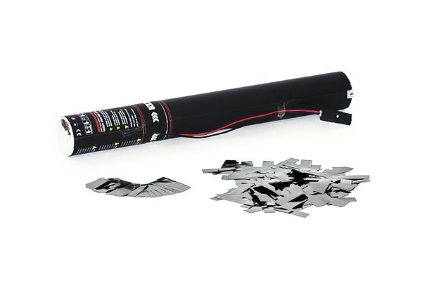 TCM FX Electric Confetti Cannon 50cm, silver TCM FX Electric Confetti Cannon 50cm, silver