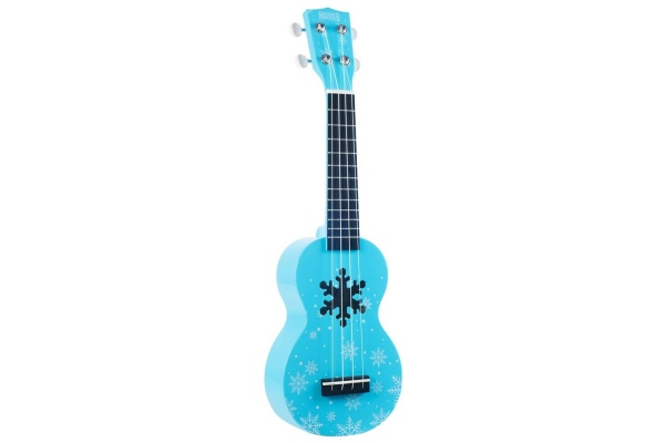 Mahalo Designer Series Soprano Uke - Snow (Glacier Blue)