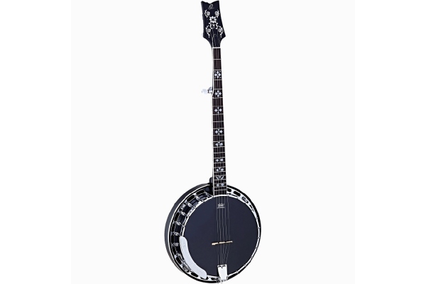 Raven Series Banjo 5 String - Mahogany Black + Bag