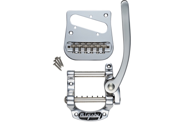 Bigsby B5 Telecaster Modification Vibrato Kit Polished Aluminum