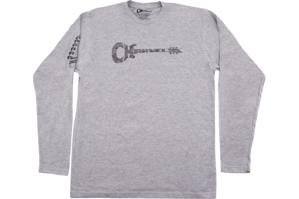 Chauvet Charvel Headstock Long Sleeve T-Shirt Gray S