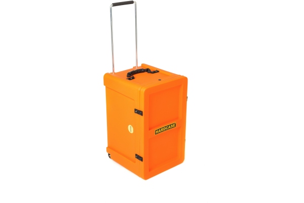 Hardcase Cajon Case - Orange/full velour Lining