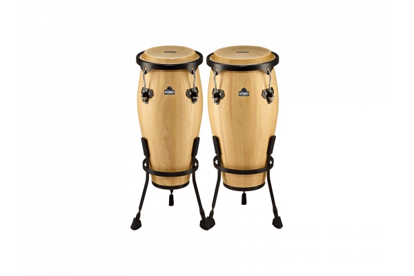 Nino Percussion Wood Conga Set 8''-9'' Natural