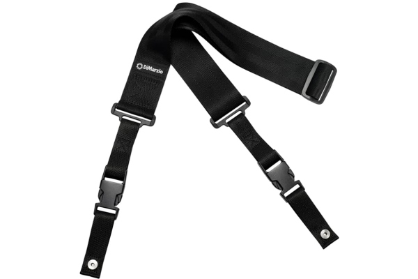 DiMarzio DD 2200BK 2 Inch Nylon ClipLock Black