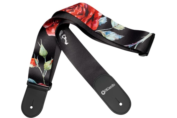 DiMarzio DD 3146 Polyphia Floral Muse Black Standard Strap