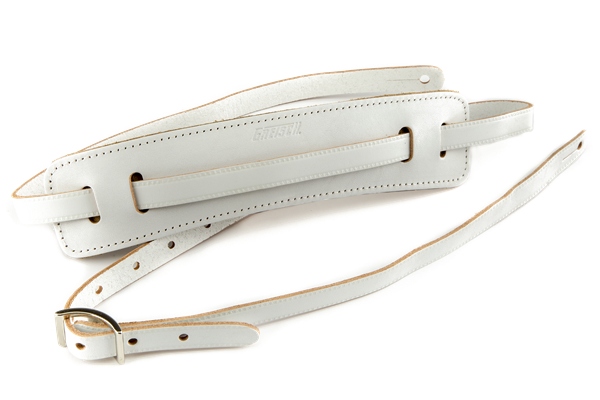 Gretsch Guitars Vintage Leather Guitar Strap Vintage White