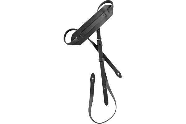 Mandolinstrap Leather with Shoulderpart Black