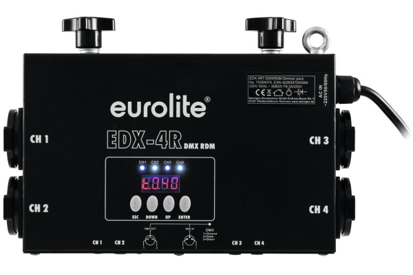 Eurolite EDX-4RT Dimmerpack Eurolite EDX-4RT Dimmerpack