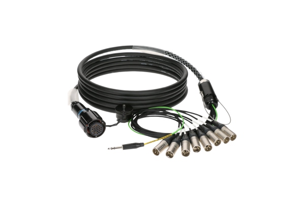 PolyLIVE - RMP 25p F - 8x XLR M8-channel - analog fanout - PVC - Neutrik® - 6 m