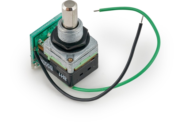  Volume Pot Module, B500K, Push/Pull, with connection cables - Lefthand