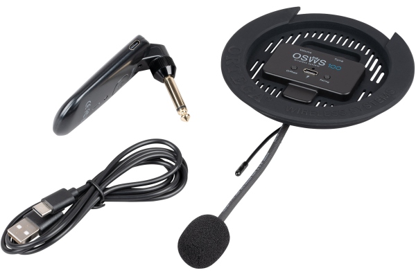 Ortega Wireless Soundhole Pickup System for classical guitars - 100 mm Diameter OSWS100