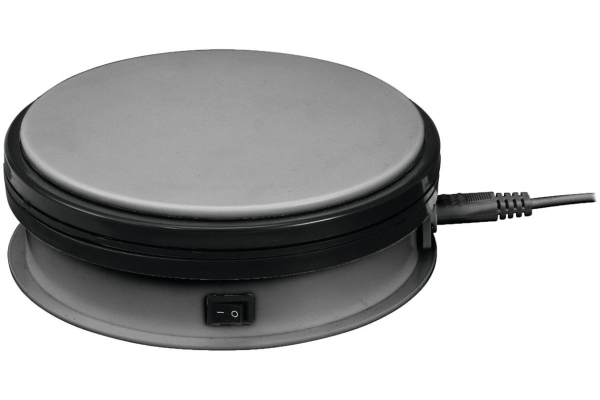 Europalms Rotary Plate 15cm up to 5kg silver Europalms Rotary Plate 15cm up to 5kg silver