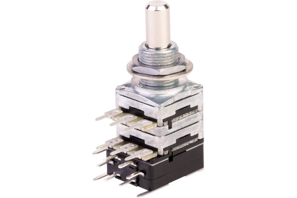 MEC Pickups  Stereo Potentiometer, (C220K / C220K), Push/Pull, Lefthand